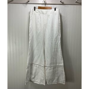 MIND SET 100% Linen Wide Leg Pants